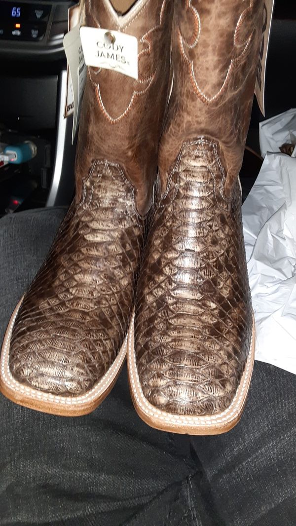snake skin boots cody james