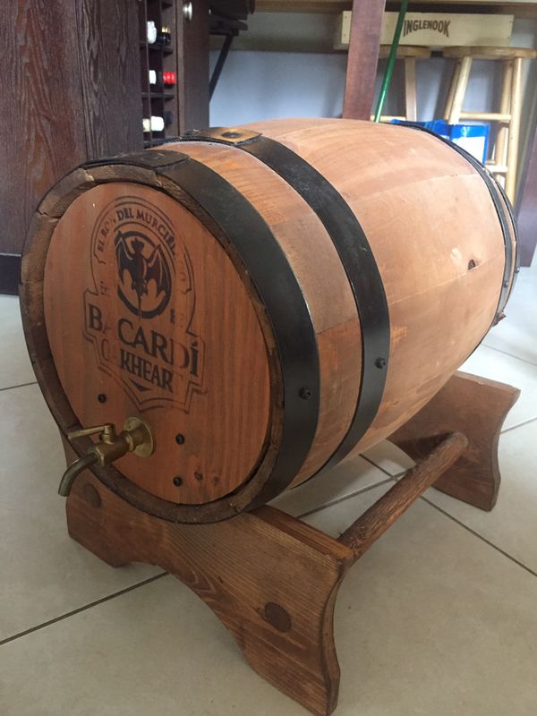 Decorative Bacardi wood barrel. FOR FREE!!! for Sale in West Palm Beach