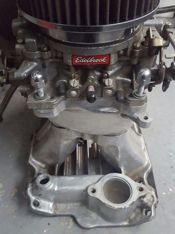 Sbc tunnel ram 2x4 set up for Sale in Alvarado, TX OfferUp