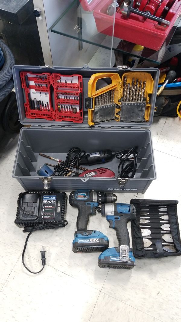 Craftsman Gray Toolbox & Miscellaneous Tools (77521411) for Sale in