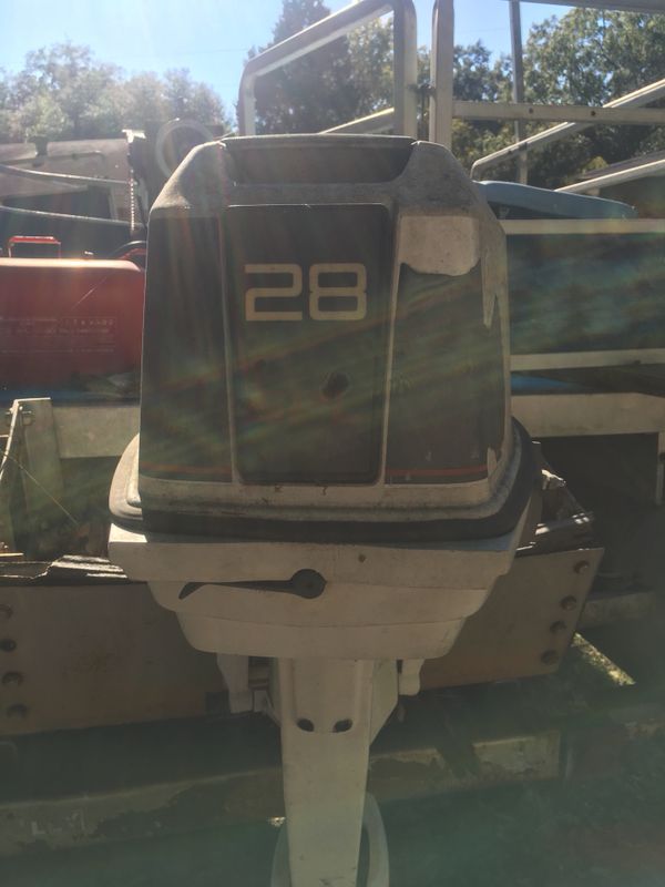 Johnson 28spl outboard motor for Sale in Whitehouse, TX - OfferUp