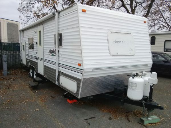 2005 Skyline Aljo 27 ft bunkhouse travel trailer for Sale in Spokane ...