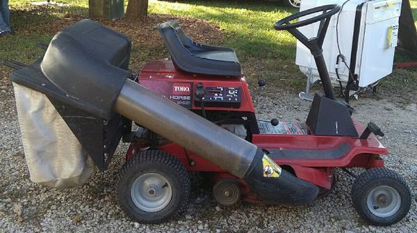 For Sale Toro Wheel Horse 8 25 Riding Lawn Mower W Bagger For Sale In