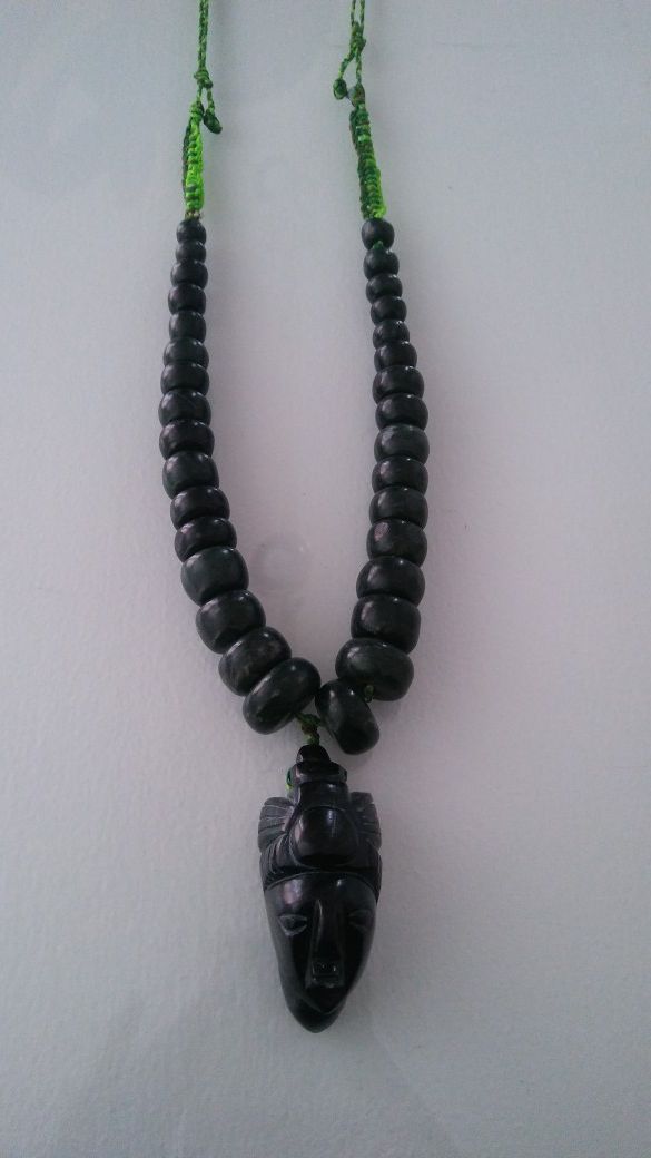 Mexican Jade necklace w/ Aztec head for Sale in Chicago, IL - OfferUp