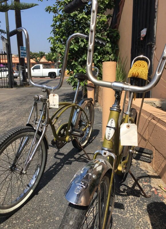 Original Vintage Chicago Schwinn 20” Low Rider Bikes bicycles His&Hers