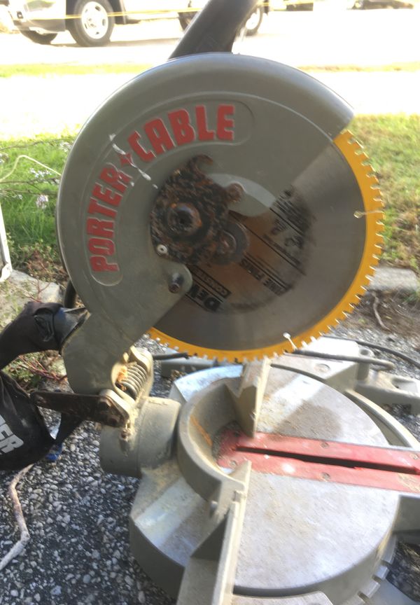 Porter Cable 12 compound miter Saw model 3802 for Sale in Danbury, CT OfferUp