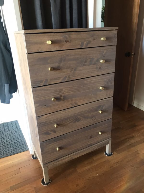 IKEA Tarva 5 drawer dresser for Sale in Mesa, AZ OfferUp