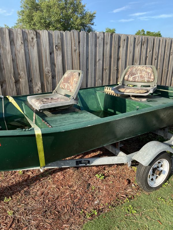 10 ft Jon boat, trailer for Sale in Lehigh Acres, FL - OfferUp