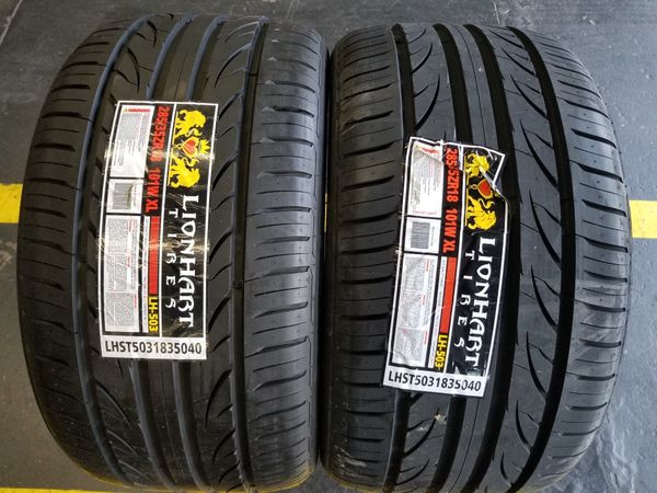 2 New 285/35R18 Lionhart Tires 2853518 llantas 285 35 18 for Sale in ...