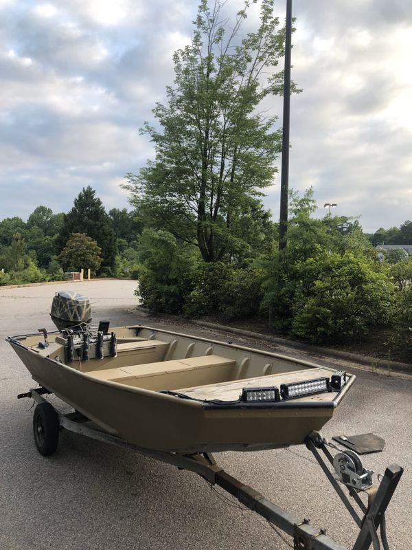 1548 double wide Jon boat for Sale in Raleigh, NC OfferUp