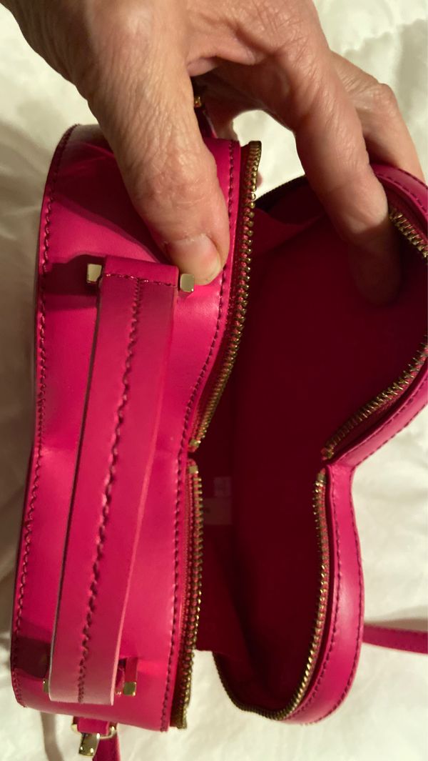 heart shaped purse kate spade pink