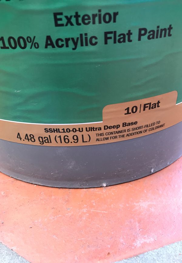 Dunn Edwards Paints Spartashield Exterior 100 Acrylic Flat Paint for