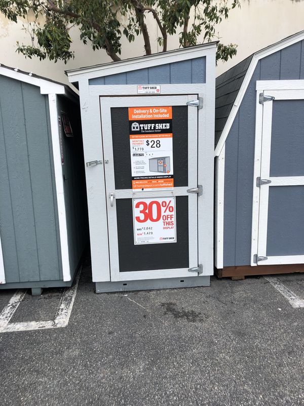 tuff shed sundance series lean-to 4x8 display for sale in