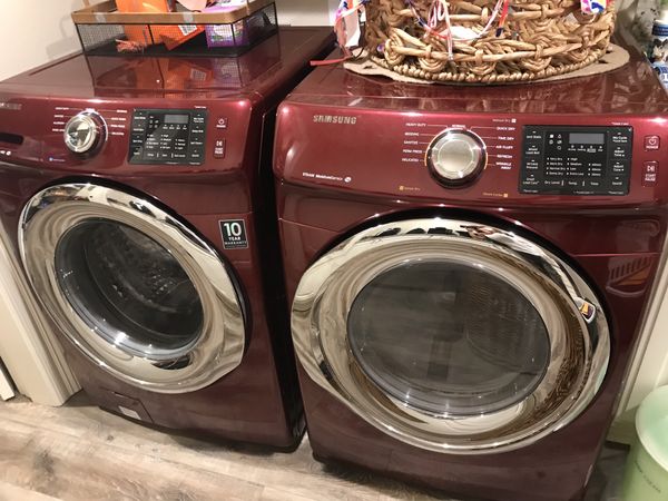 Samsung Washer And Dryer Red For Sale In North Little Rock Ar Offerup 0966