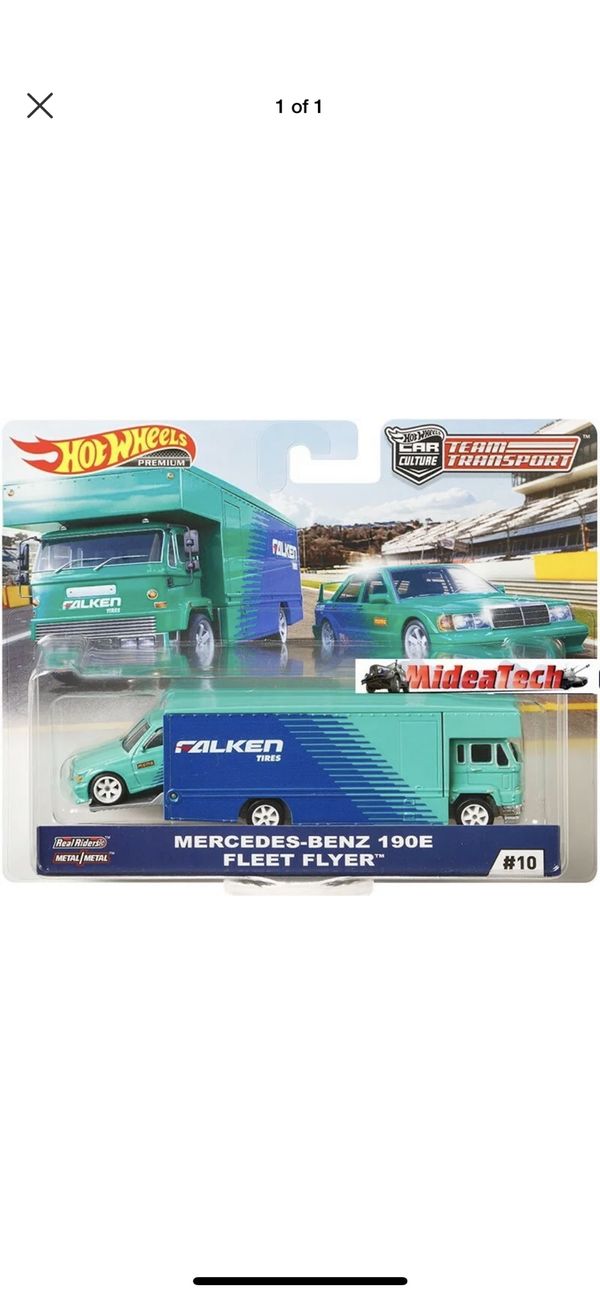 hot wheels team transport mercedes benz 190e