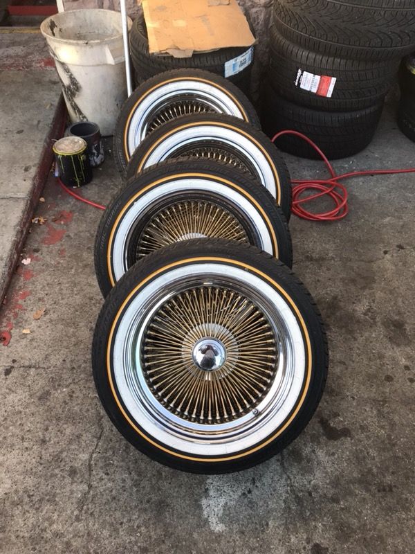 17inch real Dayton wheels and vogue tires $2500 for Sale in Fremont, CA ...