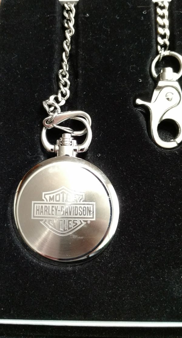 harley davidson bulova pocket watch