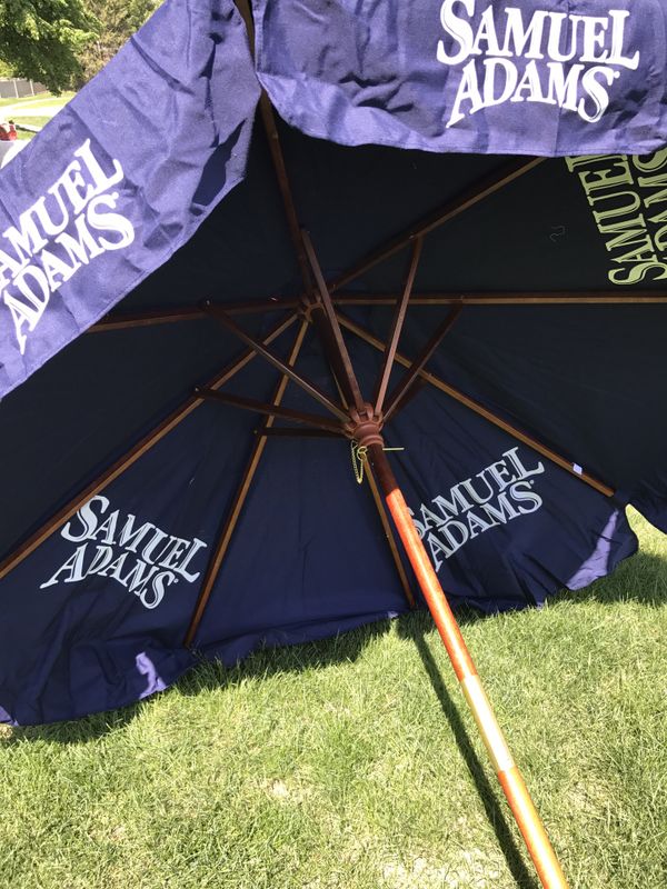 Sam Adams patio umbrella for Sale in Carol Stream, IL OfferUp