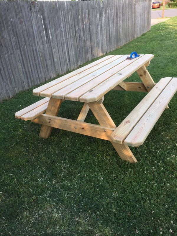 Handmade Picnic table for Sale in Virginia Beach, VA - OfferUp