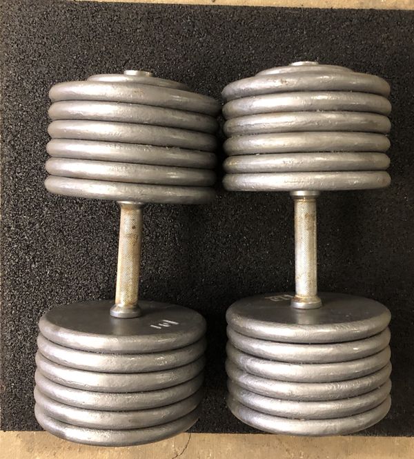 125 lbs ProStyle Dumbbells for Sale in Pittsburgh, PA OfferUp