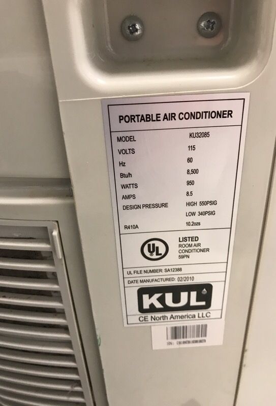 KUL KU32085 air conditioner for Sale in Oklahoma City, OK OfferUp