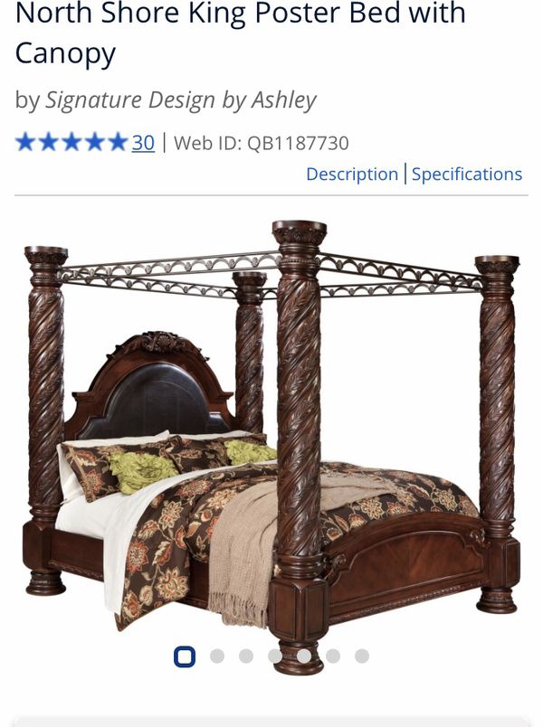 King Canopy Bed Frame For Sale In Fontana CA OfferUp