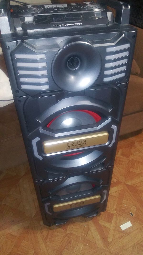 Edison Professional PARTYSYSTEMDJ1 DJ Tower Speaker Party System for