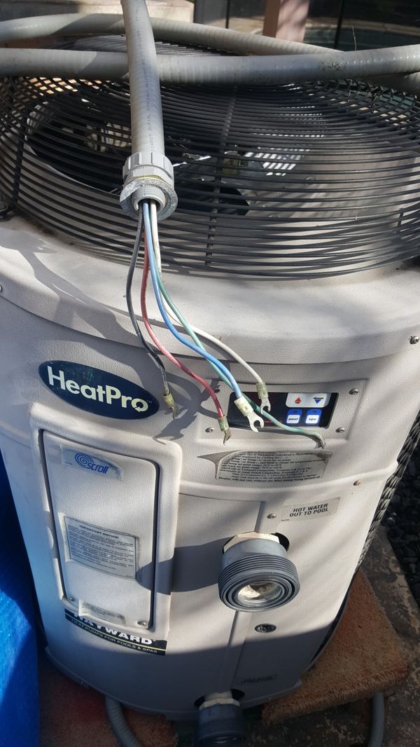 hayward electric pool heat pump