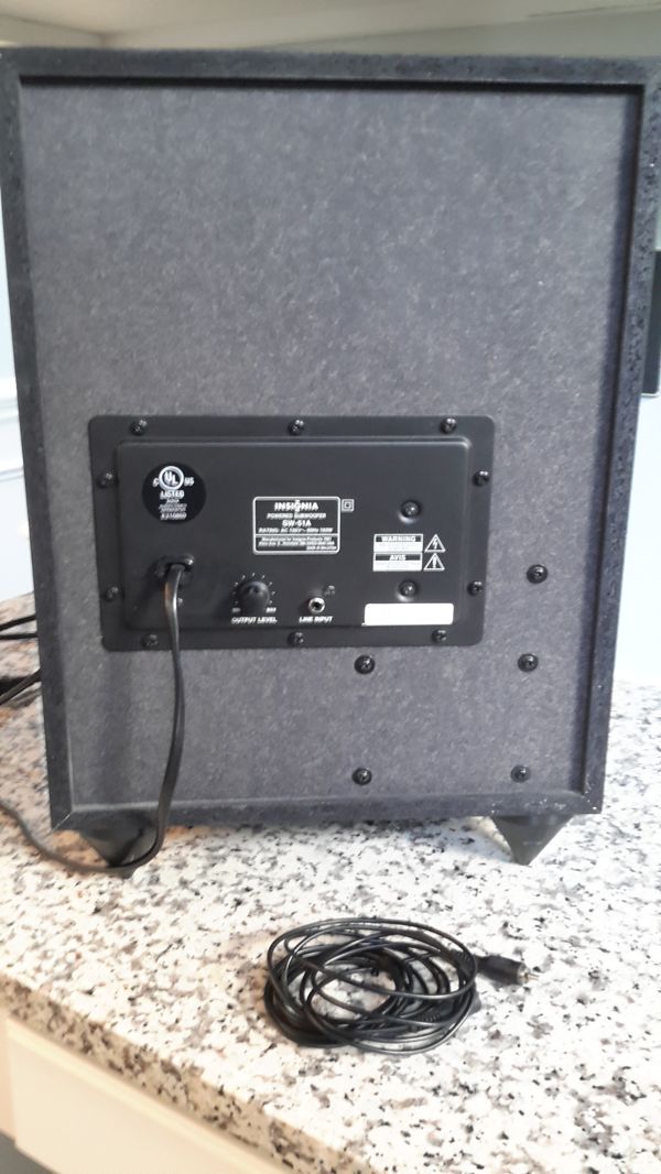 Insignia SW51A Powered Subwoofer by Onkyo for Sale in Charlotte, NC