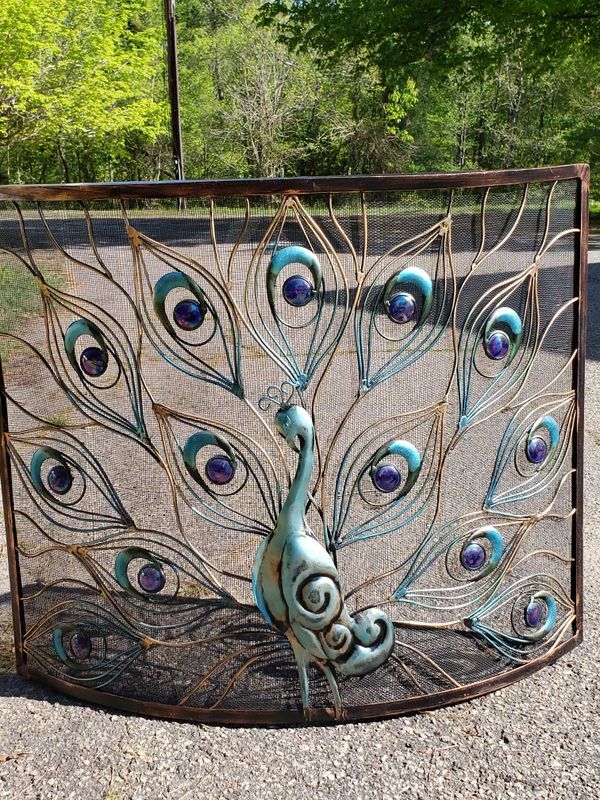 Peacock Fireplace Screen Pier 1 Imports for Sale in Lexington, NC