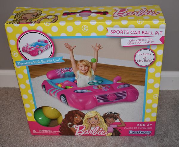 barbie car ball pit