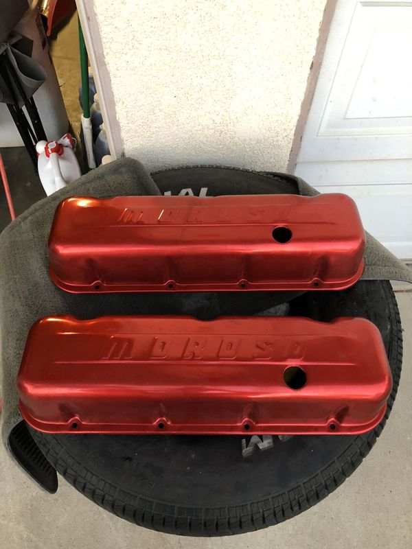 Moroso anodized red valve covers for Sale in Moreno Valley, CA OfferUp