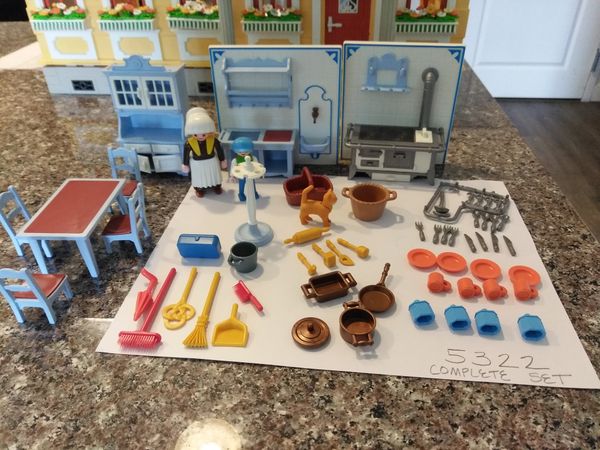 playmobil victorian mansion kitchen