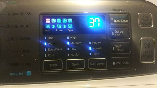 Samsung. Washer & dryer. Aqua jet VRT. WASHER. & STEAM. moisture ...