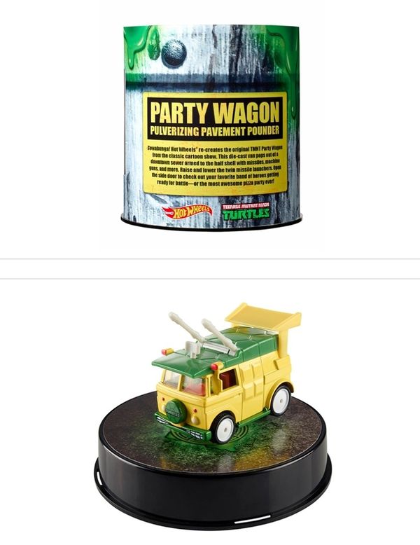 hot wheels teenage mutant ninja turtles party wagon
