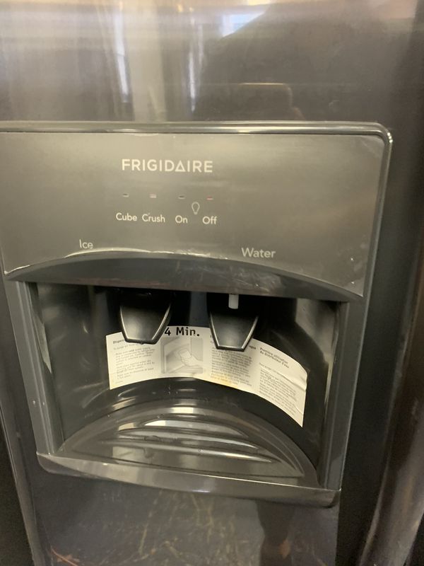FRIGIDAIRE BLACK STAINLESS SIDE BY SIDE REFRIGERATOR for Sale in Katy ...