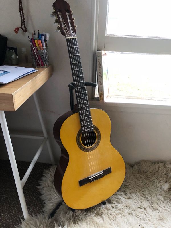 Beautiful Yellow Guitar for Sale in Riverside, CA - OfferUp