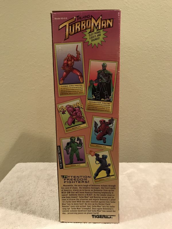 talking turbo man doll