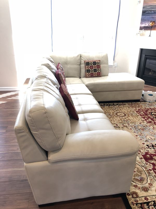 Bexley Square Cream 2 Pc Sectional Sofa With 5 Cushions For In Ming Ga Offerup
