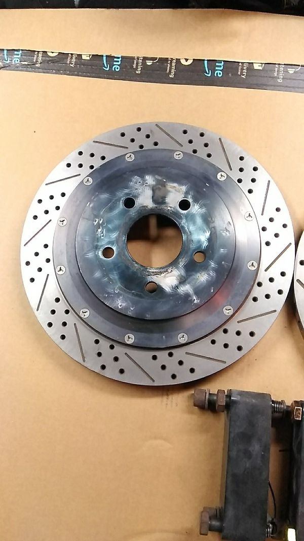 1997 2013 C5 C6 Corvette Baer REAR Big Brake Kit 2 Piece Rotors for