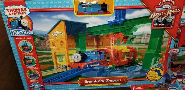 RARE BRAND NEW SPIN N FIX TRACKMASTER THOMAS & FRIENDS TRAIN STATION ...