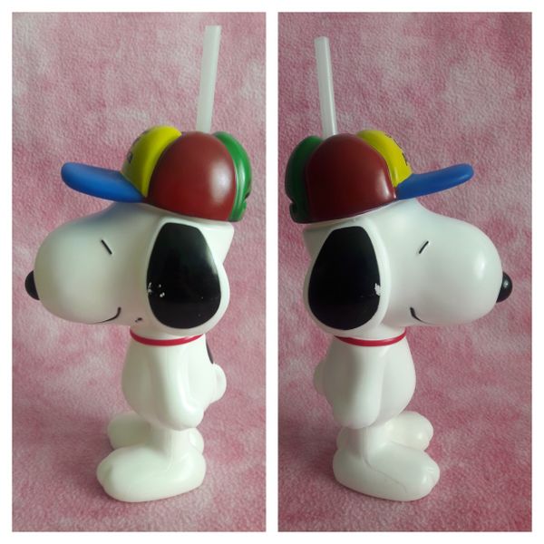 snoopy water bottle dog toy