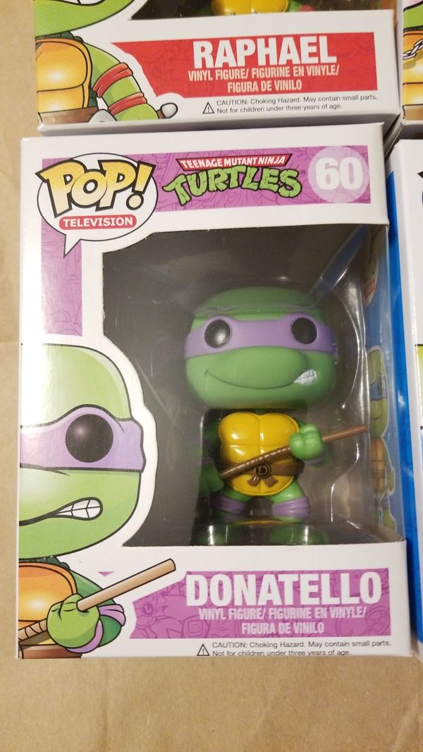 ninja turtles funko pop set