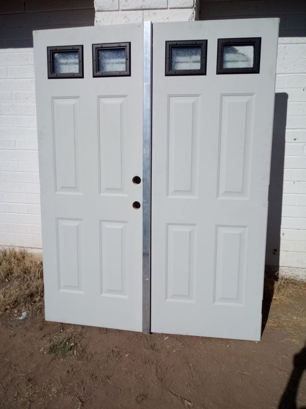 Exterior door front door metal door french door 60x80 for Exterior door front door metal door french door 60x80 for