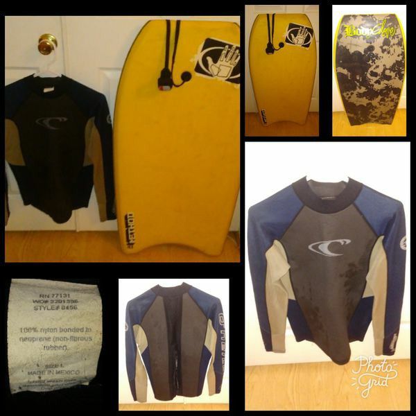 Body Glove Bodyboard + O�Neill Rash Guard Combo &amp; FREE