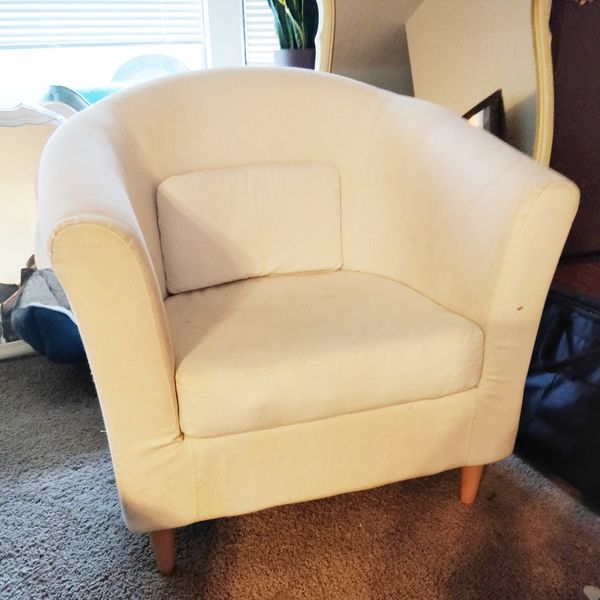 Ikea Tullsta barrel chairs - Off-white for Sale in Milwaukie, OR - OfferUp