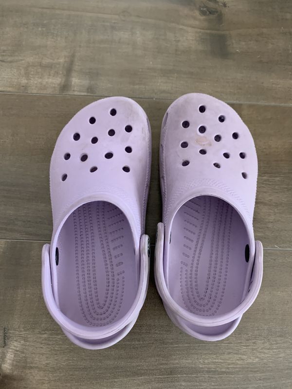 purple crocs size 7
