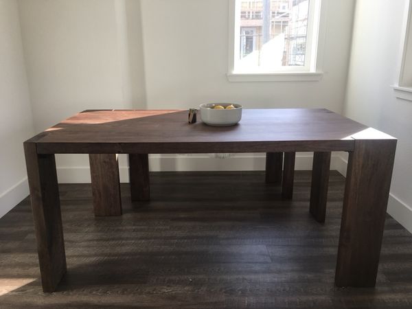 Cb2 Blox Dining Table And Bench Set For Sale In Sacramento Ca Offerup