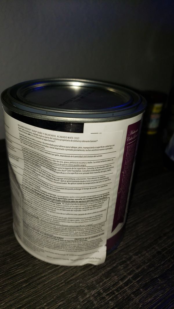 White Benjamin Moore aura bath and spa waterborne interior ...