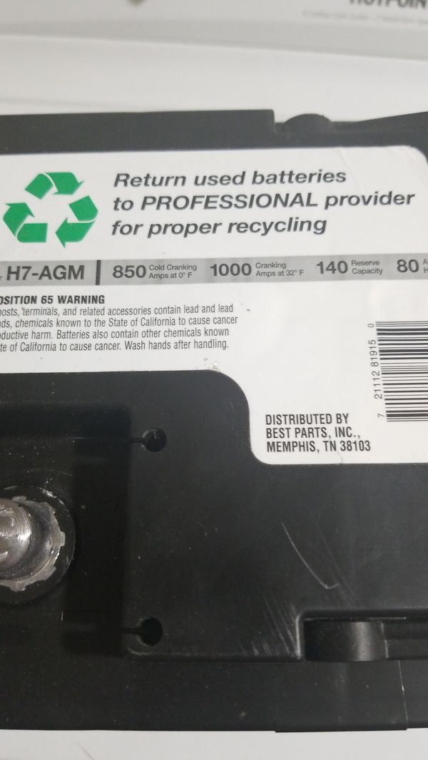 h7 agm battery